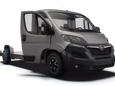 Opel Movano 3540 L4 PlatformCab HQInterior 2023 3D model