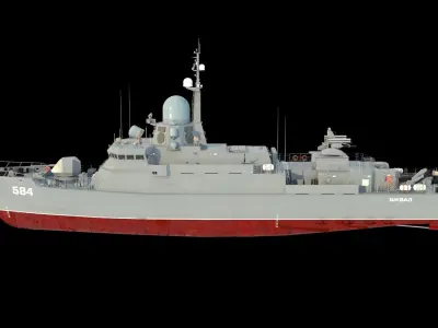 Karakurt-class 22800 3D model