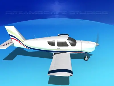 Socata TB-20 Trinidad V01 3D model