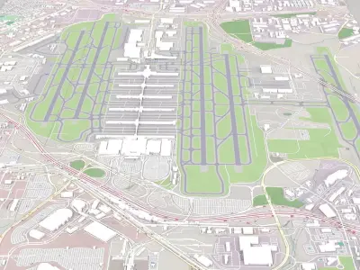 Airport Atlanta United States 3D model