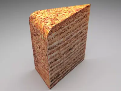 Medovik Cake 3D model