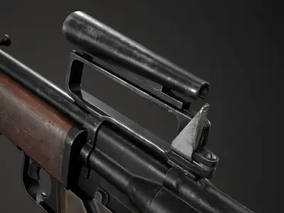 PBR British EM 2  Low-poly 3D model