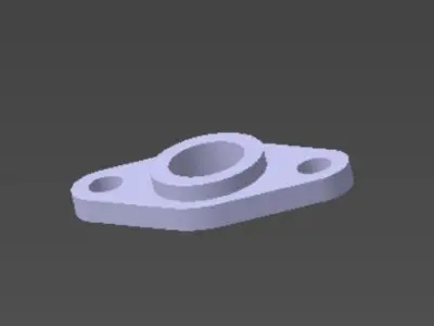 bearings holder D11 B5 d5 3D print model