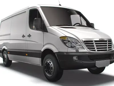 Freightliner Sprinter Van L2H1 2009 3D model