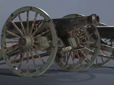 SOLDIER Napoleon Cannon 3D model