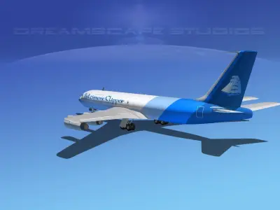 Boeing 707 Baltimore Clipper 3D model