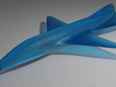 FreeForm Rocket 3D model