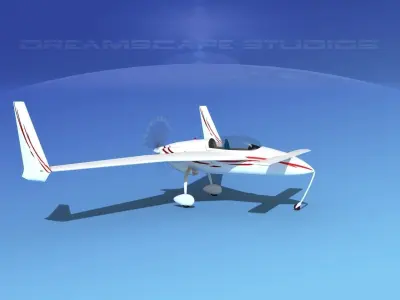 Rutan VariEze V17 3D model
