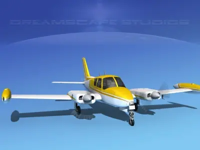 Cessna 310 V15 3D model