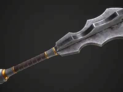 Mace 16 Low-poly 3D model