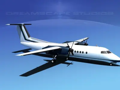 DeHavilland DHC-8-Q300 Corporate 1 3D model