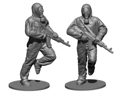 Hazmat suit 3D print model