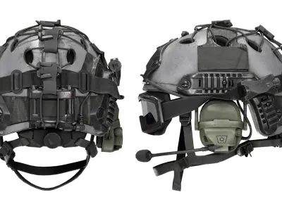 SHADOW COMPANY OPS CORE BUMP HELMET Low-poly 3D model