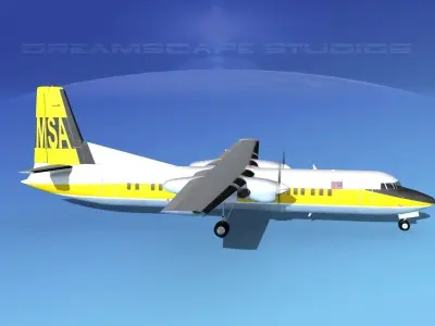 Fokker F-60 MSA 3D model