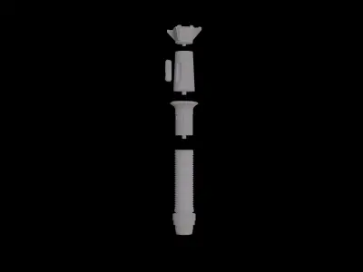 Baylan Skoll Lightsaber 3D print model