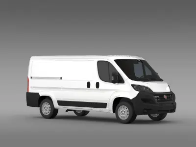 Fiat Ducato Van L2H1 2017 3D model