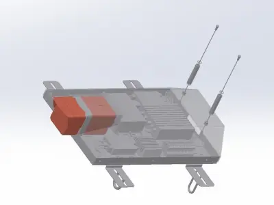 The outdoor camera mechanism 3D model