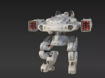 Mecha 2 by Tripo Free 3D model