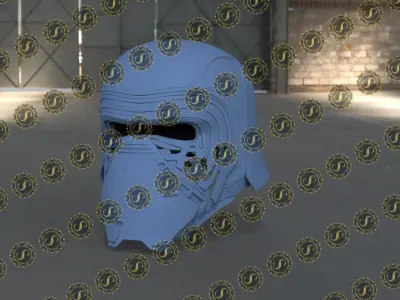 Kylo Ren Helmet from Star Wars for 3d printing 3D model