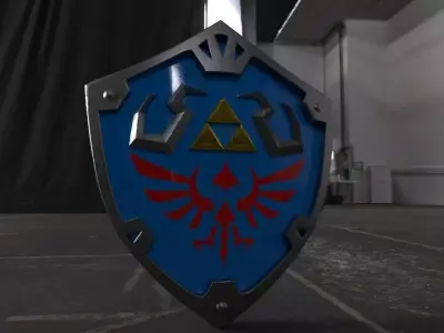 Hylian Shield - The Legend of Zelda 3D model