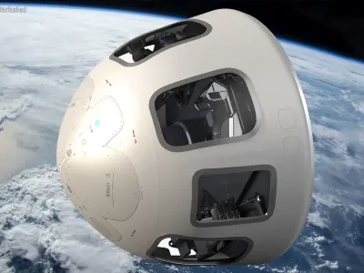 Crew Capsule 3D model