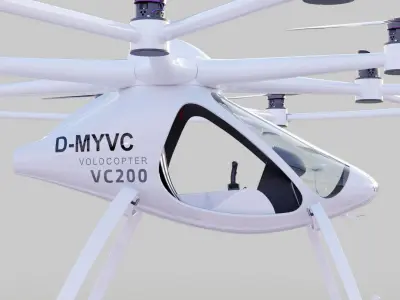 VTOL Drone 3D model