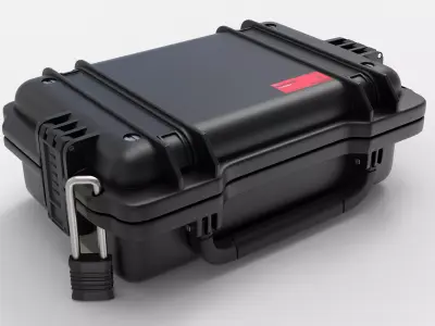 5 Sci-fi Military cases 3D model