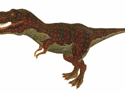 T-Rex Low-poly 3D model