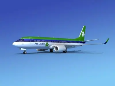 Boeing 737-800 Aer Lingus 3D model