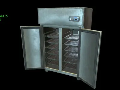 Retail Kitchen Cabinets Low-poly 3D model