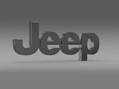 Jeep Logo 3D model