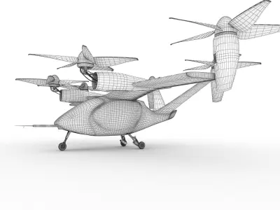 TOYOTA eVTOL DRONE 3D model