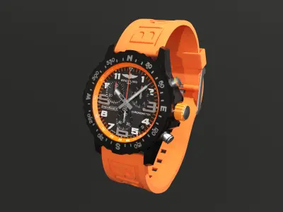 Wristwatch - Breitling endurance pro 3D model