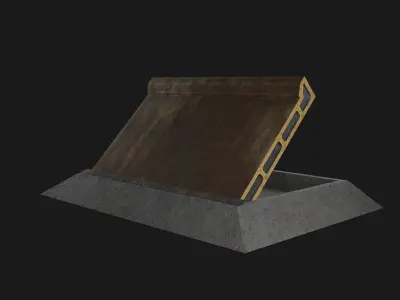 Jet Blast Deflector District 13 3D model