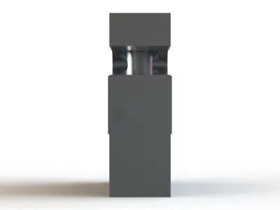 Load Cell Celula de Carga CKS 1000kgf 3D model