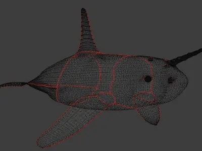 Killer Whale Divine Free low-poly 3D model