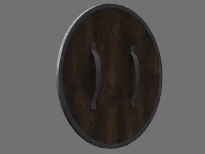 Shield 1A Low-poly 3D model