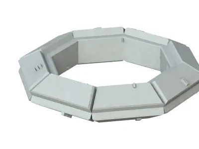 Sci Fi Object No 4119 Low Poly Low-poly 3D model