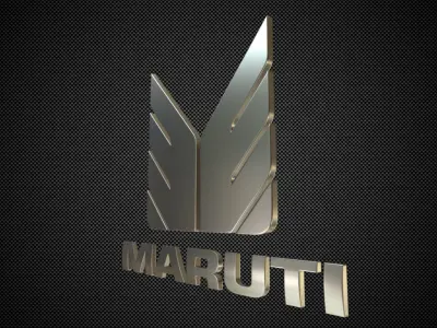 maruti logo 3D model