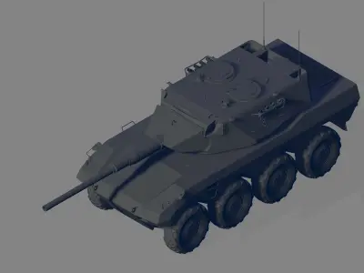 Radkampfwagen 90 3D model