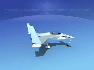 Rutan VariEze V14 3D model