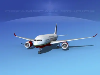 Airbus A350-800 Air Charter America 3D model