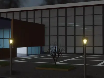 MANUFACTURING PLANT Free 3D model