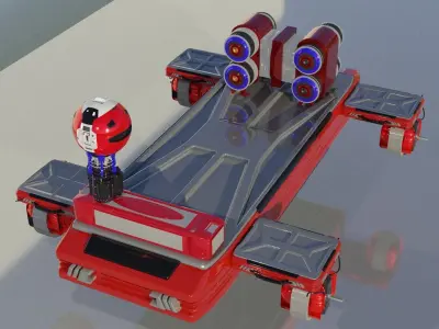 Robotic Rover Free 3D model