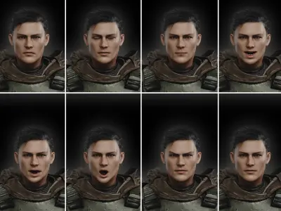 Mudtrooper Low-poly 3D model