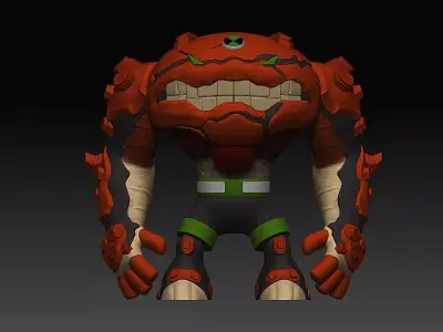 Gravattack Ben 10 3D print model