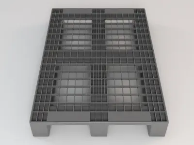 Plastic Delivery Pallet 3D model