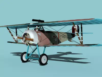 Nieuport 11 VHP V02 3D model
