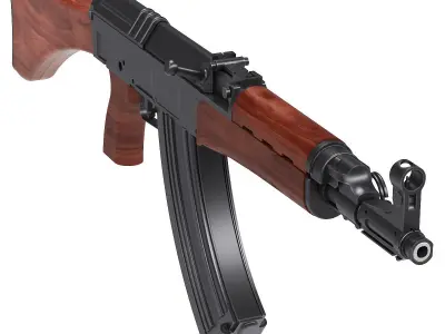 VZ-58 Assault Rifle with Inner Workings 3D model