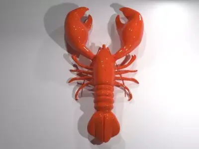 Lobster  Low-poly 3D model